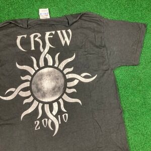 Vintage Godsmack Shirt Mens M Black 2010 Tour Concert Promo Crew Hard Rock Tee